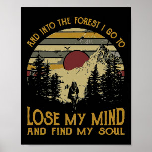 Affiche Et dans la forêt, je vais perdre la tête en campin