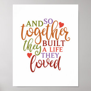 Affiche Et donc ensemble ils ont construit une vie qu'ils
