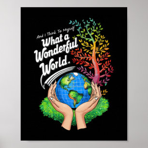 Affiche Et Je Me Pense Que C'Est Une Merveilleuse Terre Mo