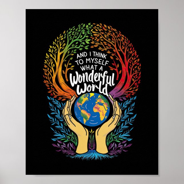 Affiche Et Je Me Pense Que C'Est Une Merveilleuse Terre Mo (Devant)