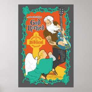 Affiche Et le 7ème jour Dieu Rocked (Poster Officiel)