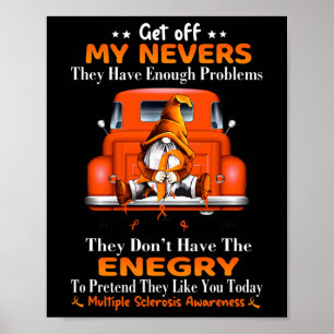 Affiche Et Le Camion Descend De Mes Nerves Énergie Pour Pr