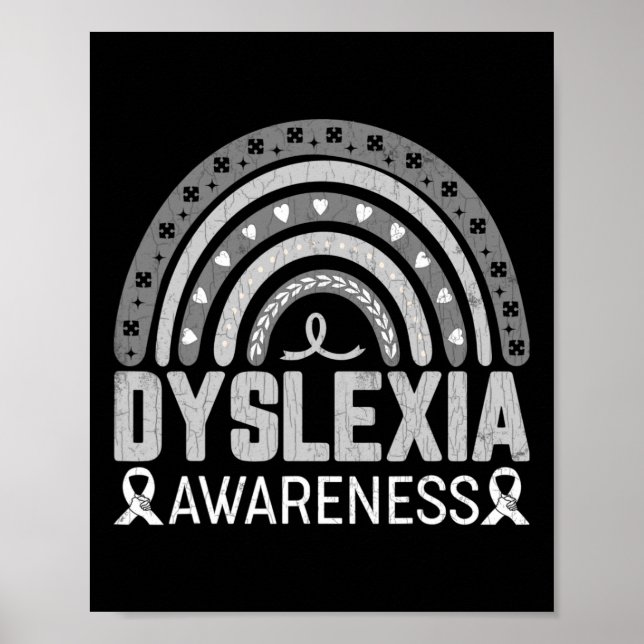 Affiche Et Lisez Le Graphique De Sensibilisation À La Dysl (Devant)