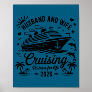 Affiche Et mari femme Croisière Vacances Couple