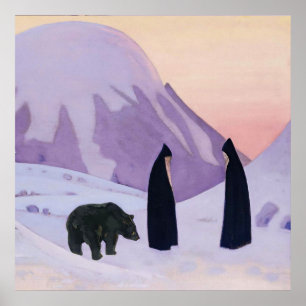 Affiche "Et nous n'avons pas peur" par Nicholas Roerich