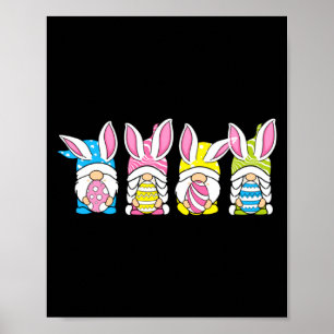 Affiche Et Pâques Lapin Printemps Gnome Pâques