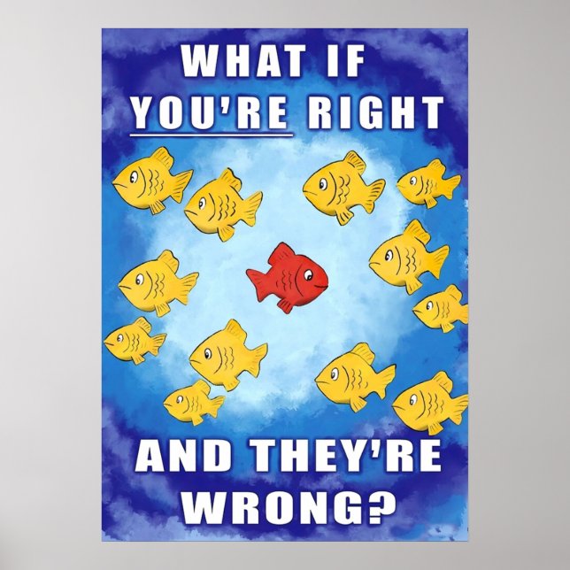 Affiche Et Si Vous Avez Raison Et Qu'Ils Ont Tort (Devant)