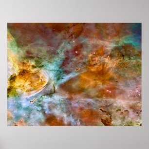 Affiche Eta Carinae Nebula dans l'affiche de valeur Brown 