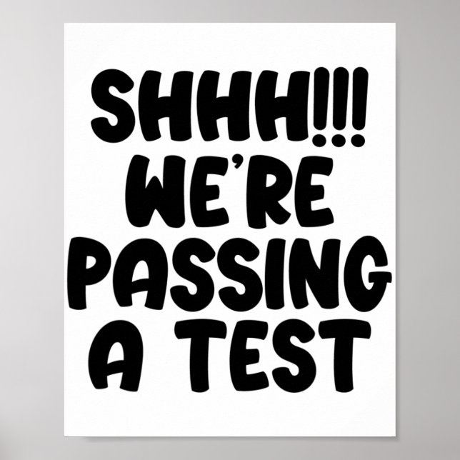 Affiche Étaient Ping A Test Funny Test Jour 2022 Test Teac (Devant)