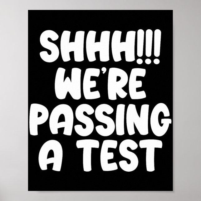 Affiche Étaient Ping A Test Funny Test Jour 2024 Test Teac (Devant)