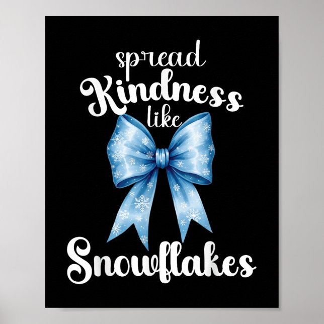 Affiche Étaler la douceur comme les flocons de neige Vibes (Devant)