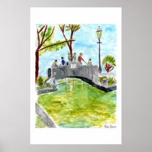 Affiche Étang de botanique