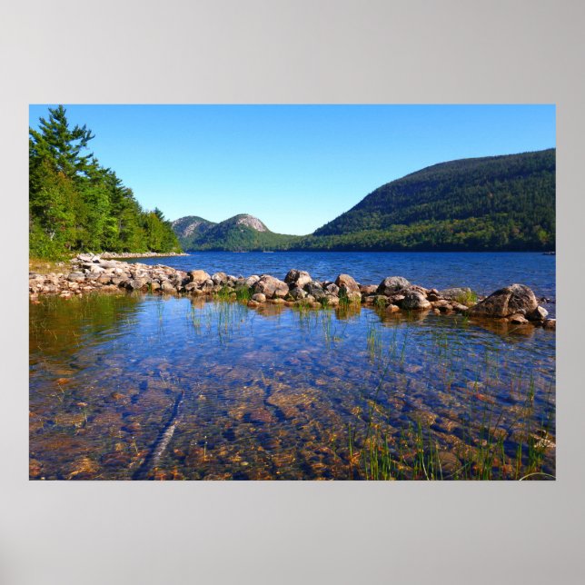Affiche Étang Jordan I au Parc national d'Acadia (Devant)