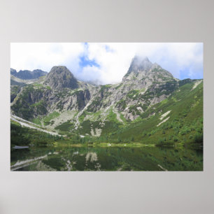 Affiche Étang Kiezmarski Vert, Tatras