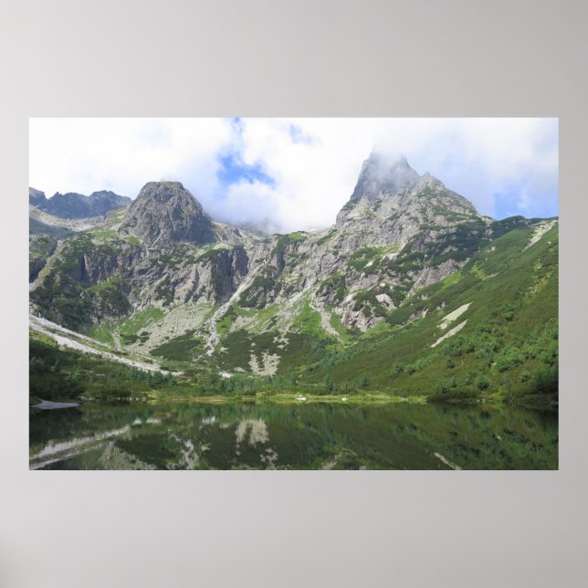Affiche Étang Kiezmarski Vert, Tatras (Devant)