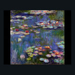 Affiche Etang Lily, Monet<br><div class="desc">*Vous pouvez customiser librement la couleur et le texte de l'arrière - plan à l'aide de "Edit Design". Oscar-Claude Monet (14 novembre 1840 - 5 décembre 1926) était un peintre français, un fondateur de la peinture impressionniste française et le praticien le plus constant et le plus prolifique de la philosophie...</div>