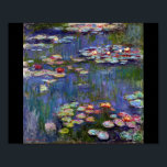 Affiche Etang Lily, Monet<br><div class="desc">*Vous pouvez customiser librement la couleur et le texte de l'arrière - plan à l'aide de "Edit Design". Oscar-Claude Monet (14 novembre 1840 - 5 décembre 1926) était un peintre français, un fondateur de la peinture impressionniste française et le praticien le plus constant et le plus prolifique de la philosophie...</div>