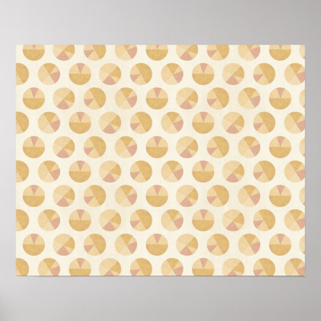 Affiche Étape Geo Sud-Ouest | Motif orange cercle (Devant)