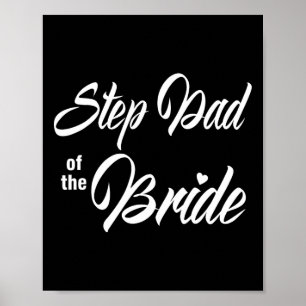 Affiche Étape Papa De La Fête Mariage Mariée Correspondant