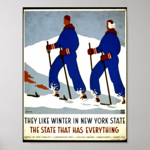 Affiche État de New York