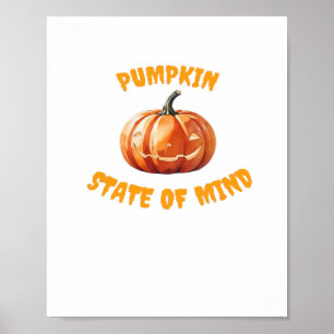 Affiche État d'esprit citrouille - Halloween T-Shir surdim