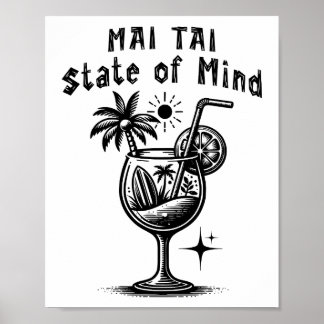 Affiche État d'esprit Mai Tai