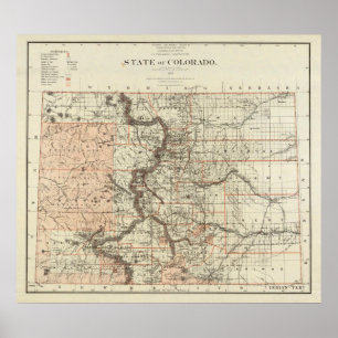 Affiche État du Colorado