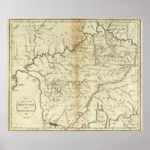 Affiche État du Kentucky