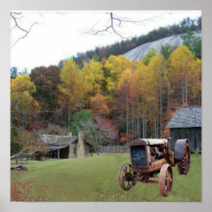 AFFICHE ÉTAT EN PIERRE PARK-POSTER DE MOUNTAIN-N.C.