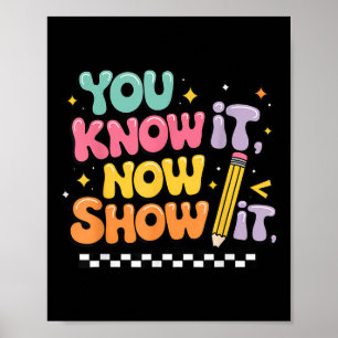 Affiche État motivationnel Test Jour Vous Le Savez Non