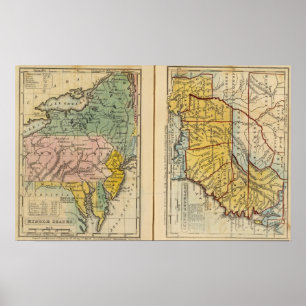 Affiche États du Moyen et du Sud