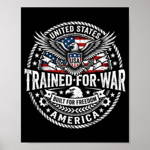 Affiche États-Unis 250 ans quatrième juillet patriotique 1