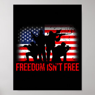 Affiche États-Unis 4 juillet pour les hommes la liberté n'