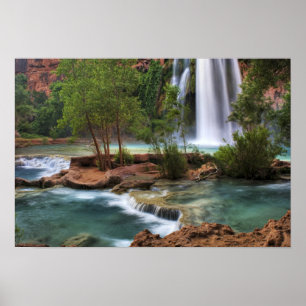 Affiche États-Unis, Arizona, Havasu Canyon. Le paisible