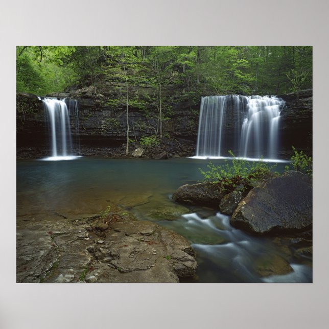 Affiche États-Unis, Arkansas, Ozark- St Francis National (Devant)