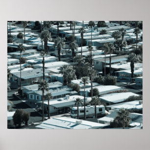 Affiche États-Unis, Californie, Palm Springs. Parc de cara