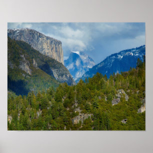 Affiche États-Unis, Californie. Vue du Half Dome à Yosemit