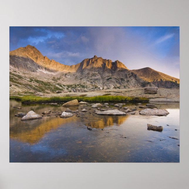Affiche États-Unis, Colorado, Rocky Mountain NP. Nuages de (Devant)