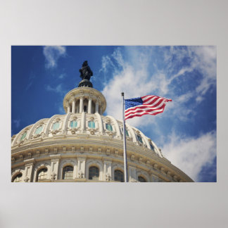 Affiche États-Unis, Columbia, Washington DC, Capitol Build
