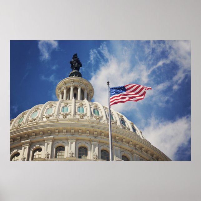 Affiche États-Unis, Columbia, Washington DC, Capitol Build (Devant)