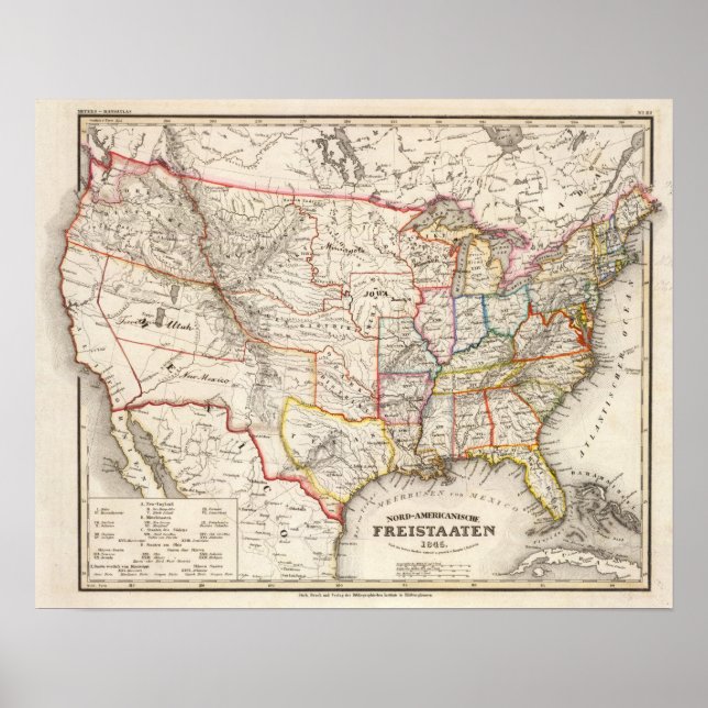 Affiche États-Unis d'Amérique (Devant)