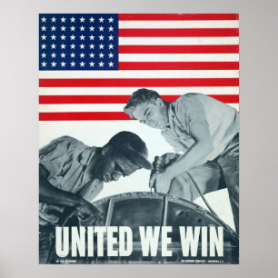 Affiche États-Unis Non-accrédité Photos Vintages Américain