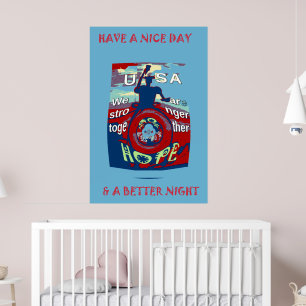 Affiche États-Unis ont une belle journée Nous sommes plus 