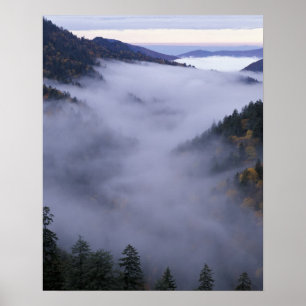 Affiche États-Unis, Tennessee. Parc national des Great Smo
