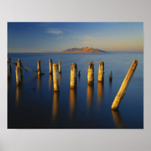 Affiche États-Unis, Utah, Grand Bassin, Saltair, Grand Lac
