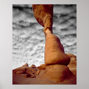 Affiche États-Unis, Utah, Parc national des Arches. Partie