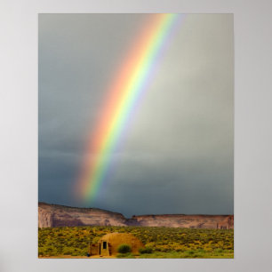 Affiche États-Unis, Utah, Parc tribal navajo de Monument V