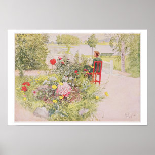 Affiche Été à Sundborn, 1913, d'une branche commerciale