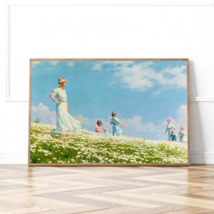 Affiche Été, Charles Courtney Curran (1906)