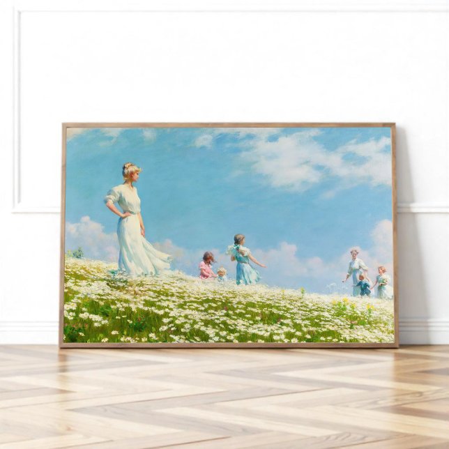 Affiche Été, Charles Courtney Curran (1906) (Créateur téléchargé)